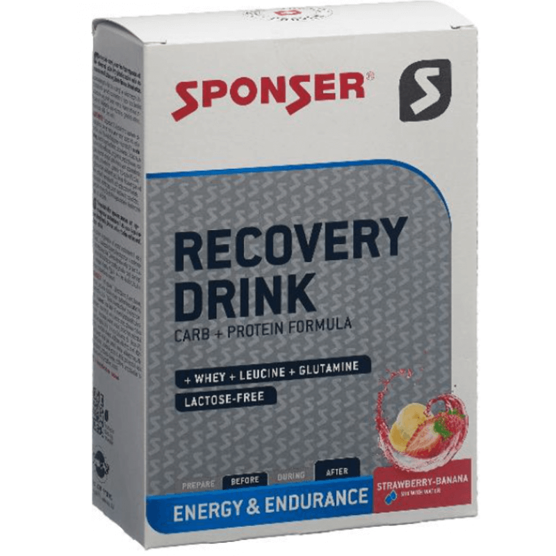 Sponser Recovery Drink Strawberry Banana (6x60g)