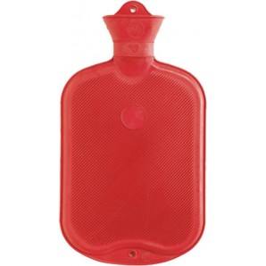 Sänger Wärmflasche Lamelle 1seitig rot (2 Liter)