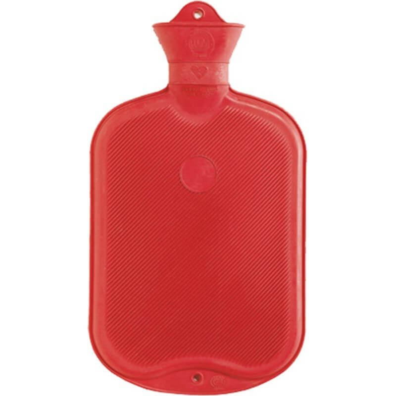Sänger Wärmflasche Lamelle 1seitig rot (2 Liter)