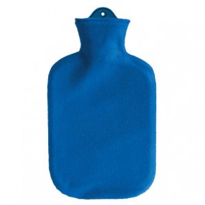 Sänger Wärmflasche Fleecebezug blau 2 Liter (1 Stk)