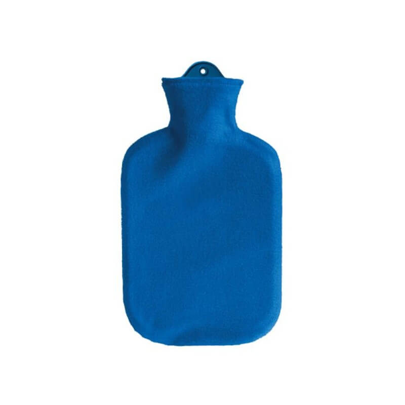 Sänger Wärmflasche Fleecebezug blau 2 Liter (1 Stk)