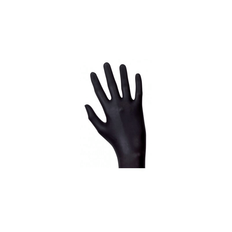 Unigloves - Latex Gloves, Black Size S (100 Pcs.)