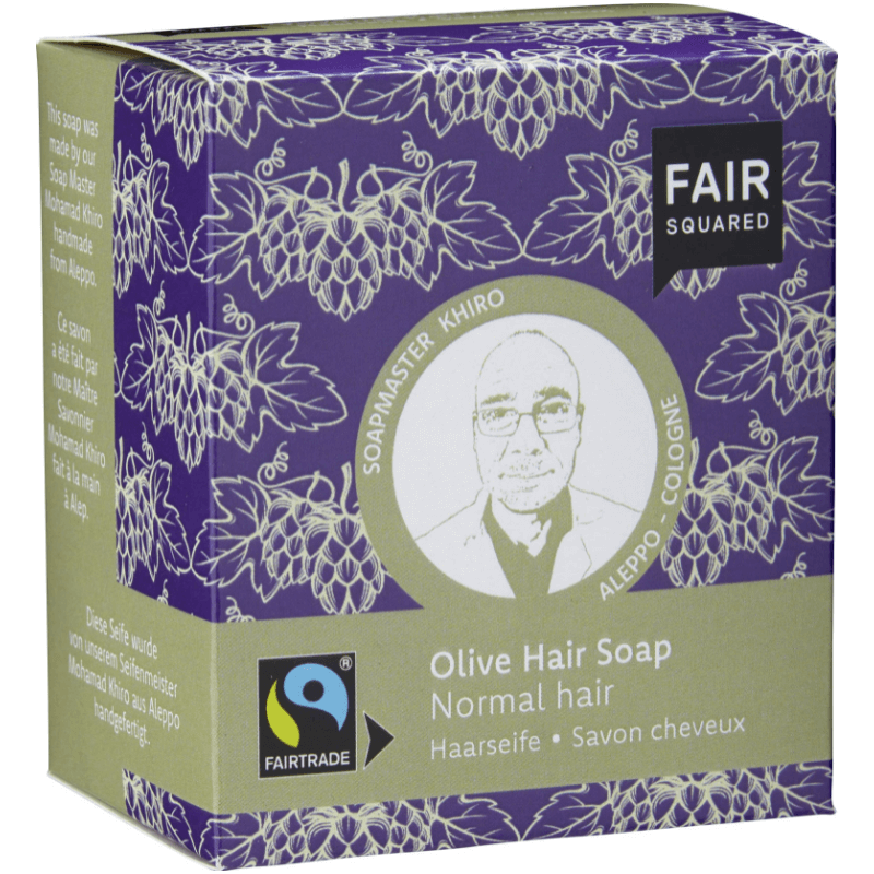 FAIR SQUARED Olive Hair Soap (2x80g)