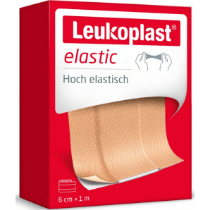Leukoplast elastic 6cmx1m Rolle (1 Stk)