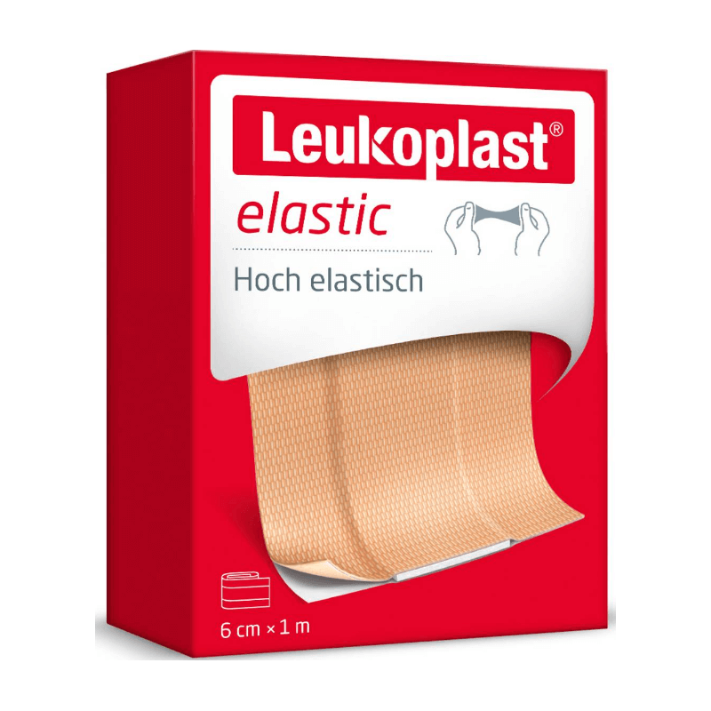 Leukoplast elastic 6cmx1m Rolle (1 Stk)