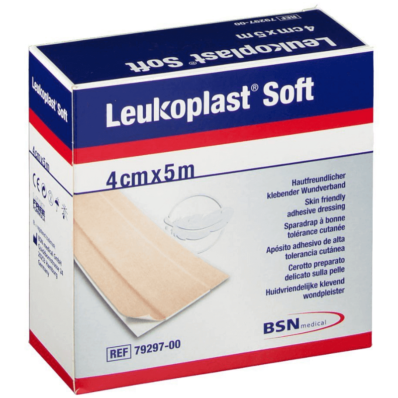 Leukoplast Soft 4cmx5m Rolle (1 Stk)