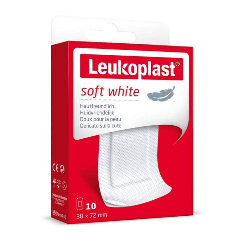 Leukoplast soft white 38x72mm (10 Stk)