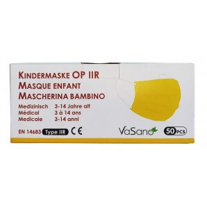 VaSano Einweg-Mundschutz Typ IIR für Kinder (50 Stk)