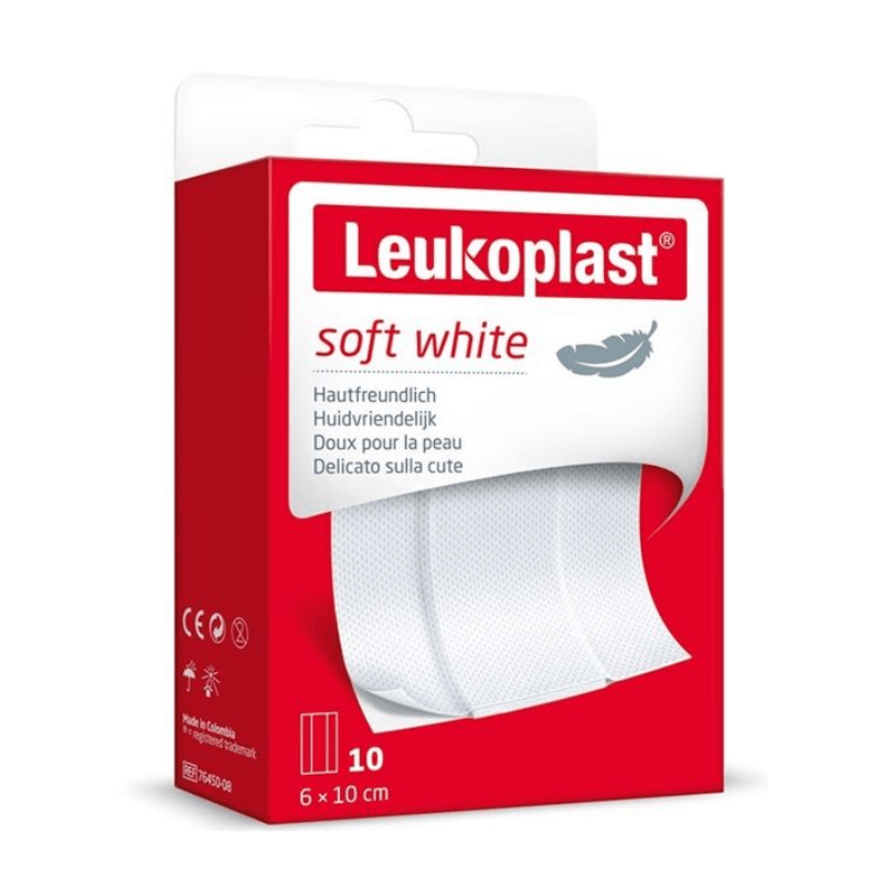 Leukoplast soft white 6x10cm (10 Stk)