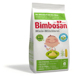 Bimbosan Organic corn milk porridge bag (280g)