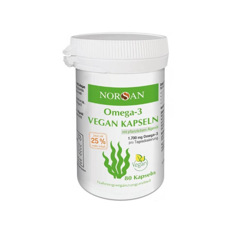 Norsan Omega-3 vegan capsules (80 pieces)