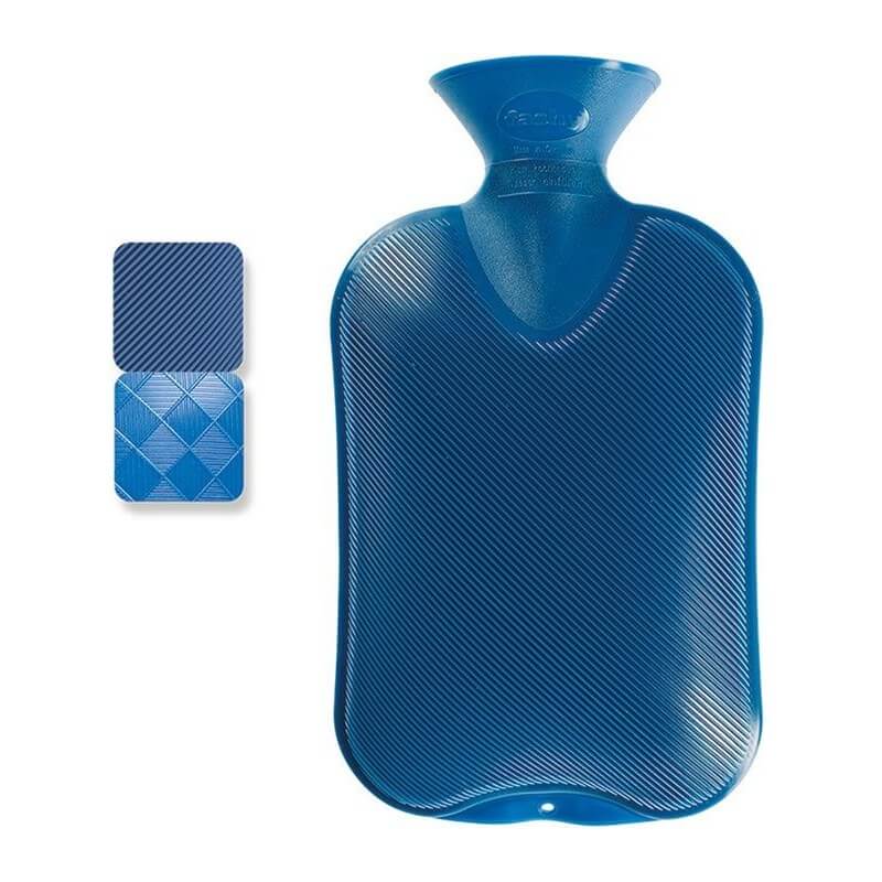 fashy Wärmflasche 2 Liter Halblamelle Saphir (1 Stk)