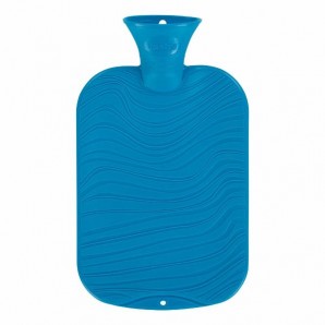 fashy Wärmflasche 2 Liter Doppellamelle blau (1 Stk)