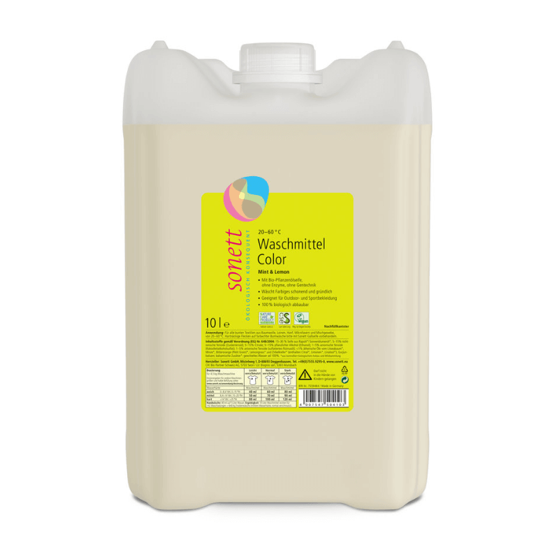 Sonett Waschmittel Color 20°-60°C Mint&Lemon (10L)