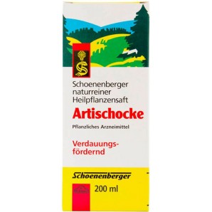 succo di pianta medicinale di carciofo schoenenberger (200ml)
