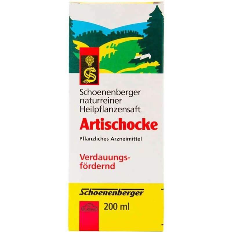 succo di pianta medicinale di carciofo schoenenberger (200ml)