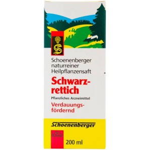 schoenenberger ravanello nero succo di pianta medicinale (200ml)