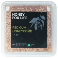 HONEY FOR LIFE Red Gum Honey Comb TA 20+ (300g)