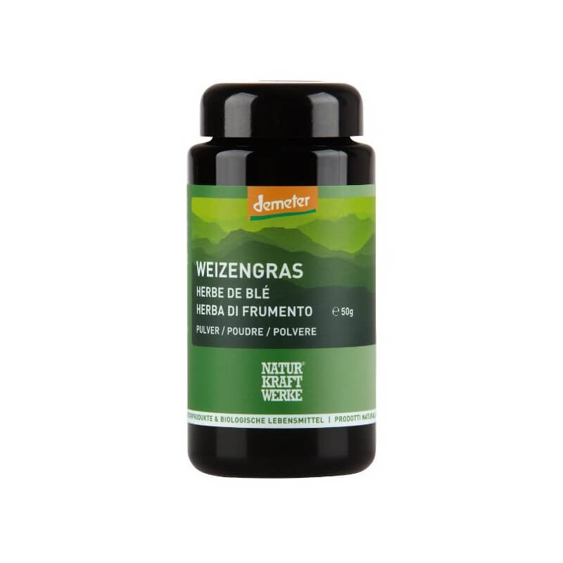 NATURKRAFTWERKE Weizengras Pulver Demeter (50g)