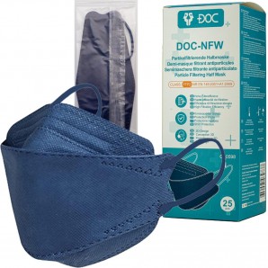 DOC FFP2 Masken NFW Blau (25 Stk)