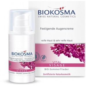 BIOKOSMA Vital Festigende Augencreme Bio Sommerflieder (15ml)