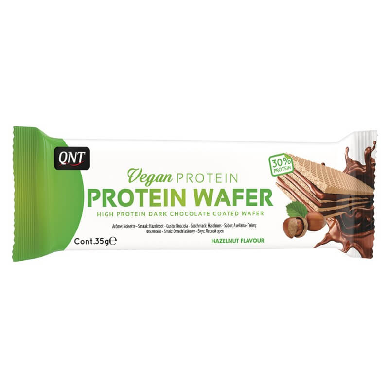 QNT Vegan Protein Wafer Hazelnut (35g)