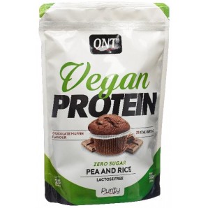 QNT Vegan Protein Zero Sugar-Lactose Free Chocolate Muffin (500g)