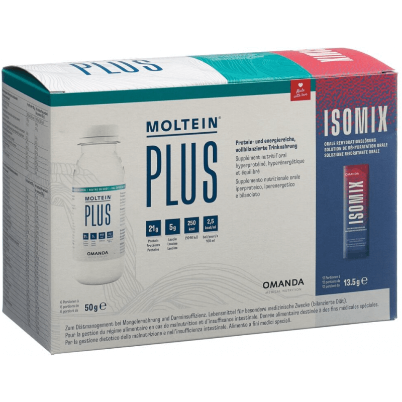 Moltein Plus 2.5 (6x50g) + ISOMIX (12x13.5g)