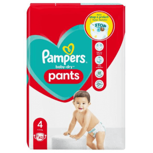 Pampers Baby Dry Pants Gr.4 9-15kg (42 Stk)