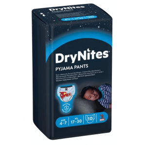 Huggies Couches de nuit DryNites Boy 4-7 ans (10 pcs)