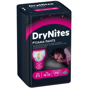 Huggies Couches de nuit DryNites Girl 3-5 ans (10 pcs)