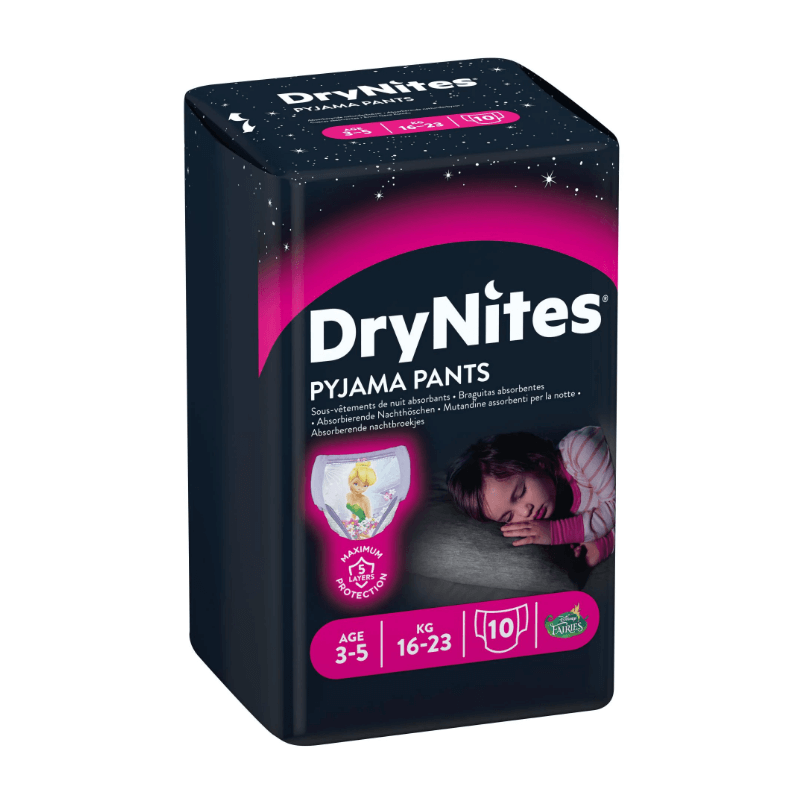 Huggies DryNites Nachtwindeln Girl 3-5 Jahre (10 Stk)