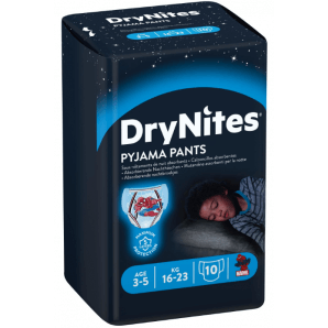 Huggies Couches de nuit DryNates Boy 3-5 ans (10 pcs)