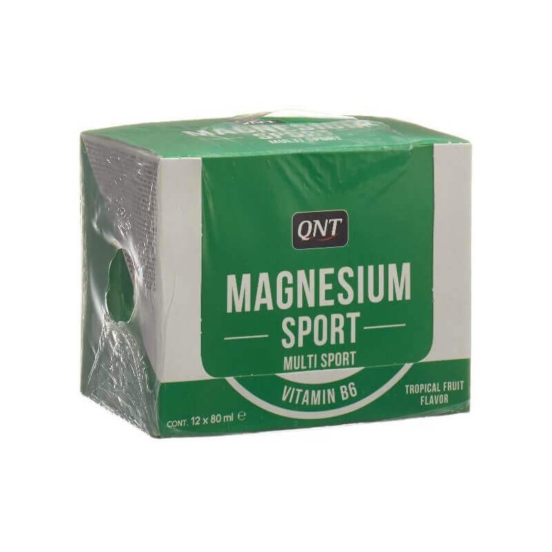 QNT Magnesium Vitamin B6 Shot Tropical Fruit (12x80ml)