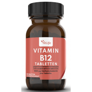 VeLife B12 comprimés végétaliens (180 comprimés)