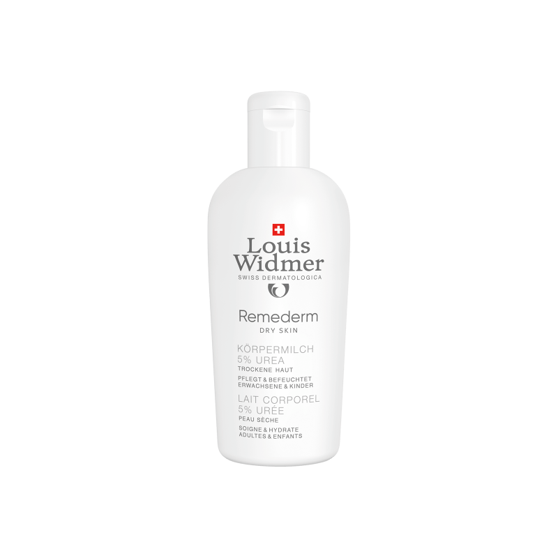 Louis Widmer Remederm Dry Skin Körpermilch 5% Urea parfümiert (200ml)