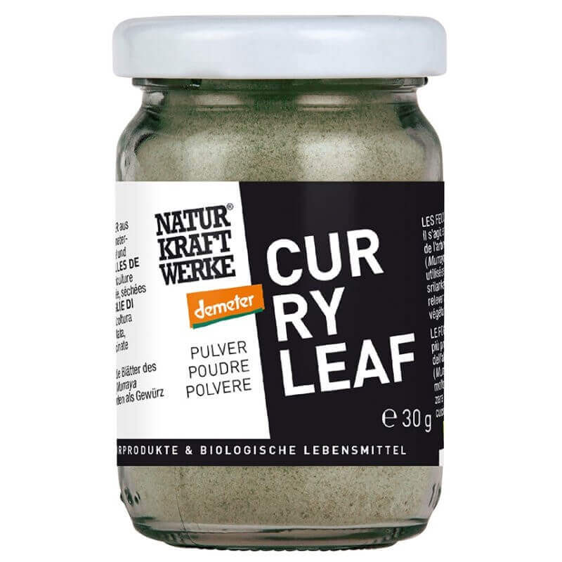 NATURKRAFTWERKE Curry Leaf Pulver Demeter (30g)