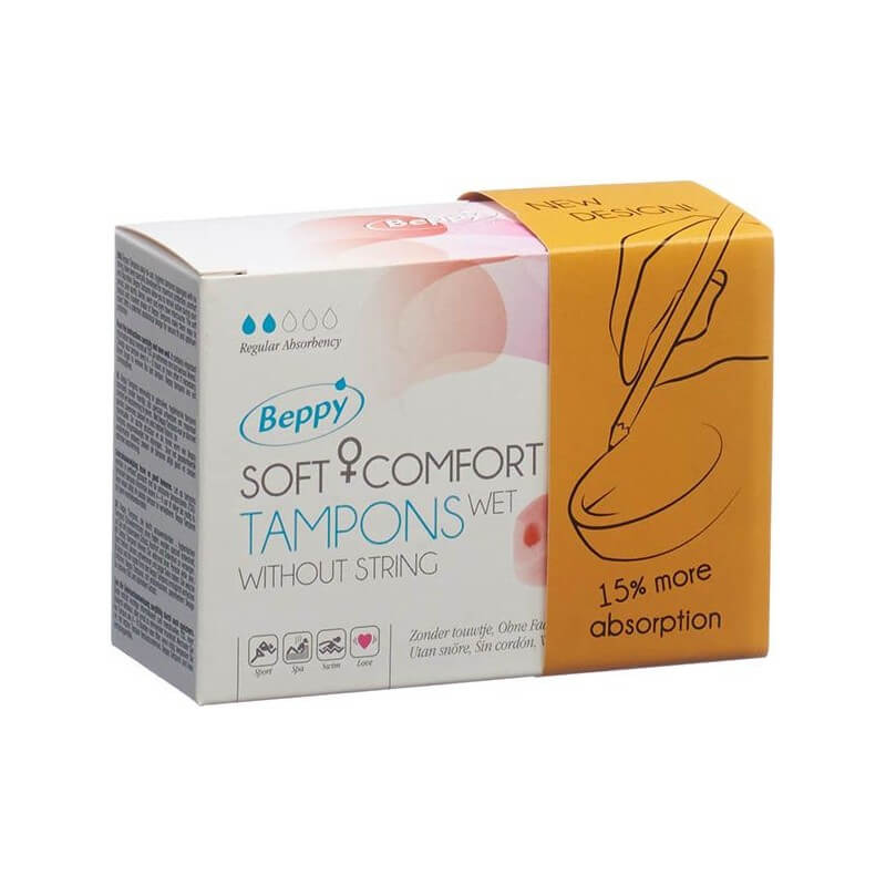 slette til bundet Skibform Buy Beppy Soft Comfort Tampons Wet (2pcs) | Kanela