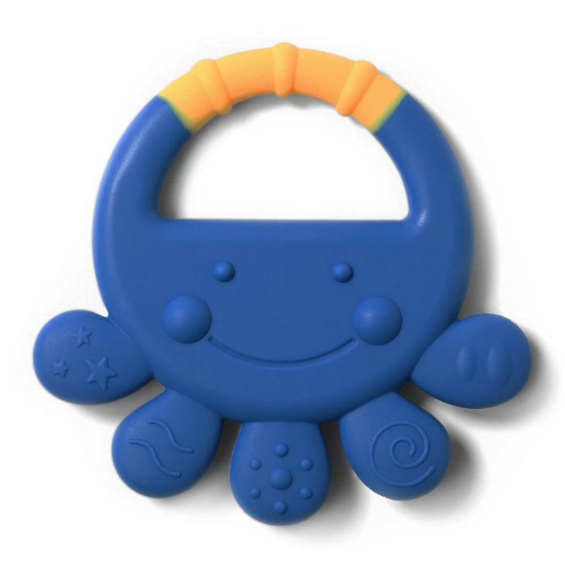 BPA FREI NEU Monate Octopus Siliconbeißring Spielzeug BABYONO Baby-Beißring 6 