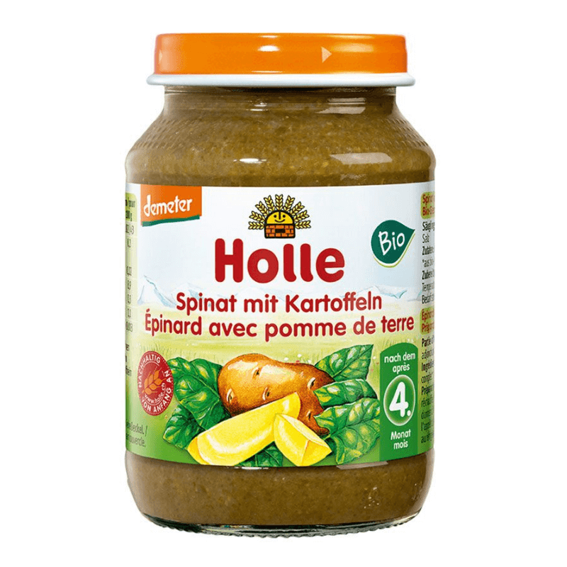Holle Spinat mit Kartoffeln Bio (190g)