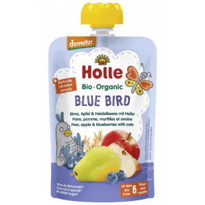Holle Blue Bird Birne Apfel & Heidelbeere mit Hafer (100g)