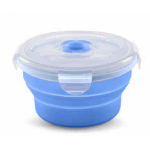 nuvita Faltbarer Silikonbehälter blau (540ml)