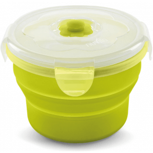 nuvita Faltbarer Silikonbehälter grün (230ml)