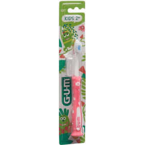 SUNSTAR Gum Kids Zahnbürste 2-6 Jahre rosa (1 Stk)