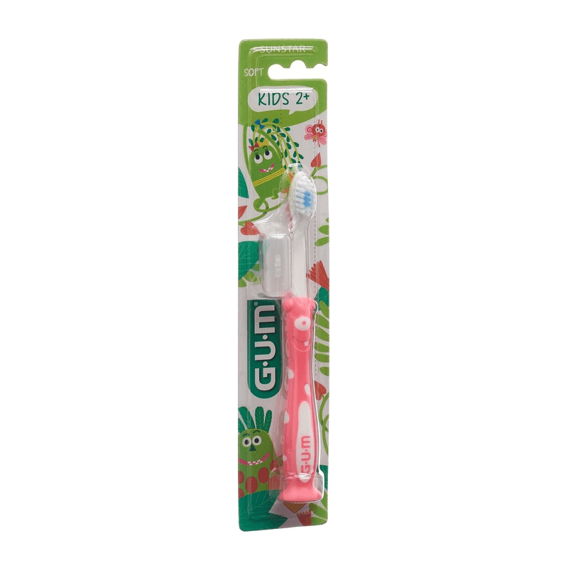 SUNSTAR Gum Kids Zahnbürste 2-6 Jahre rosa (1 Stk)