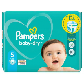 Pampers Baby Dry Gr.5 11-16kg Junior Sparpack (41 Stk)