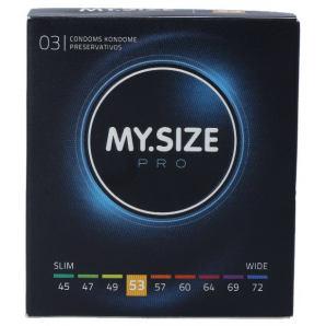 MY.SIZE PRO condom 53mm (3...