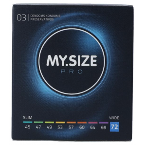 MY.SIZE PRO Kondom 72mm (3 Stk)
