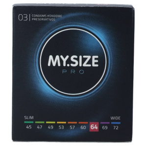 MY.SIZE PRO Kondom 64mm (3 Stk)
