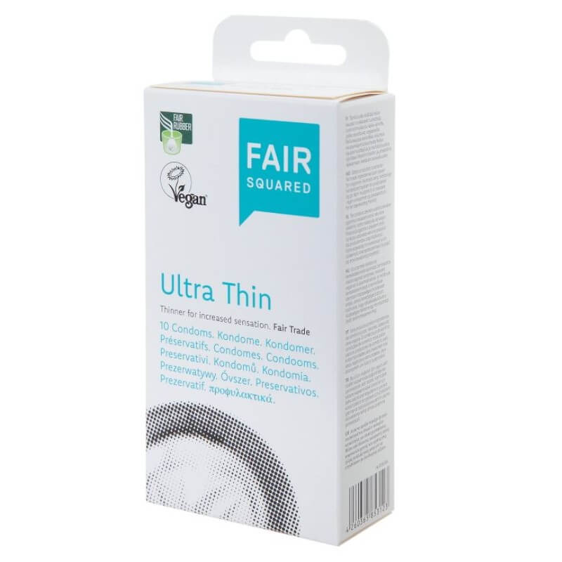 FAIR SQUARED Condom Ultra thin vegan (10 pcs)